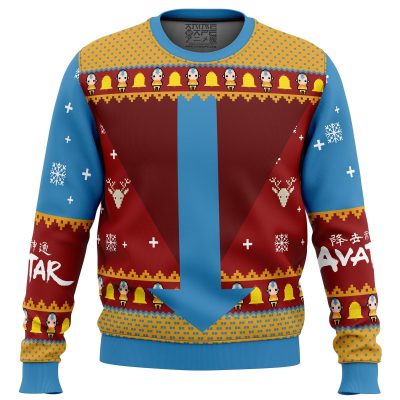 Air Nomads Avatar Ugly Christmas Sweater - Avatar: The Last Airbender Store