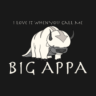 Big Appa T-Shirt Official Avatar: The Last Airbender Merch