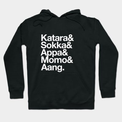 Katara And Sokka And Appa And Momo And Aang Hoodie Official Avatar: The Last Airbender Merch