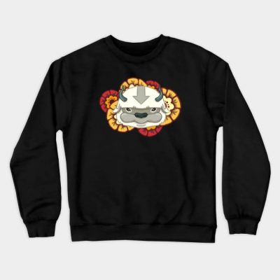 Appa With Flowers Crewneck Sweatshirt Official Avatar: The Last Airbender Merch