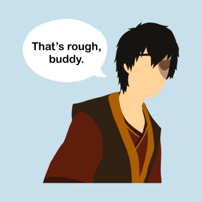 Zuko That S Rough Buddy Pin Official Avatar: The Last Airbender Merch