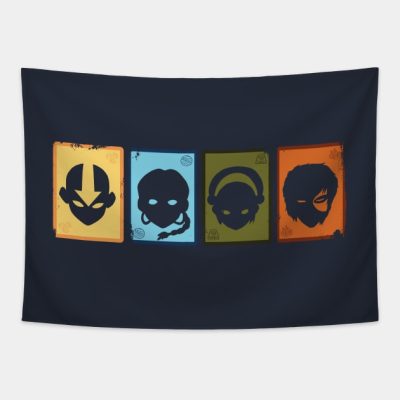 Avatar The Last Airbender Playing Cards Tapestry Official Avatar: The Last Airbender Merch