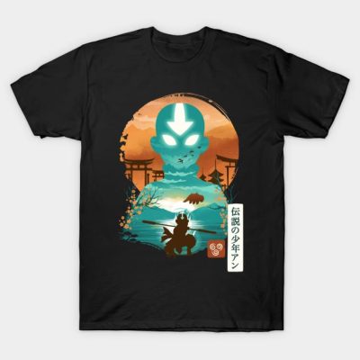 Ukiyo E Airbender T-Shirt Official Avatar: The Last Airbender Merch