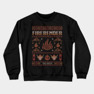 Firebender Fire Nation Avatar Last Airbender Crewneck Sweatshirt Official Avatar: The Last Airbender Merch