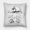 Avatar The Last Airbender Appa Sketch Design Anima Throw Pillow Official Avatar: The Last Airbender Merch