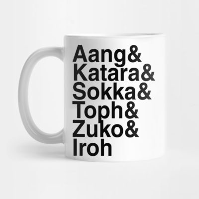 Avatar The Last Airbender Helvetica List Mug Official Avatar: The Last Airbender Merch