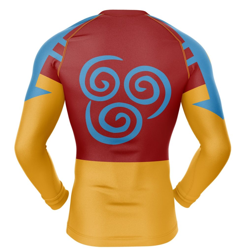 Airbender Compression Shirt Rash Guard back - Avatar: The Last Airbender Store