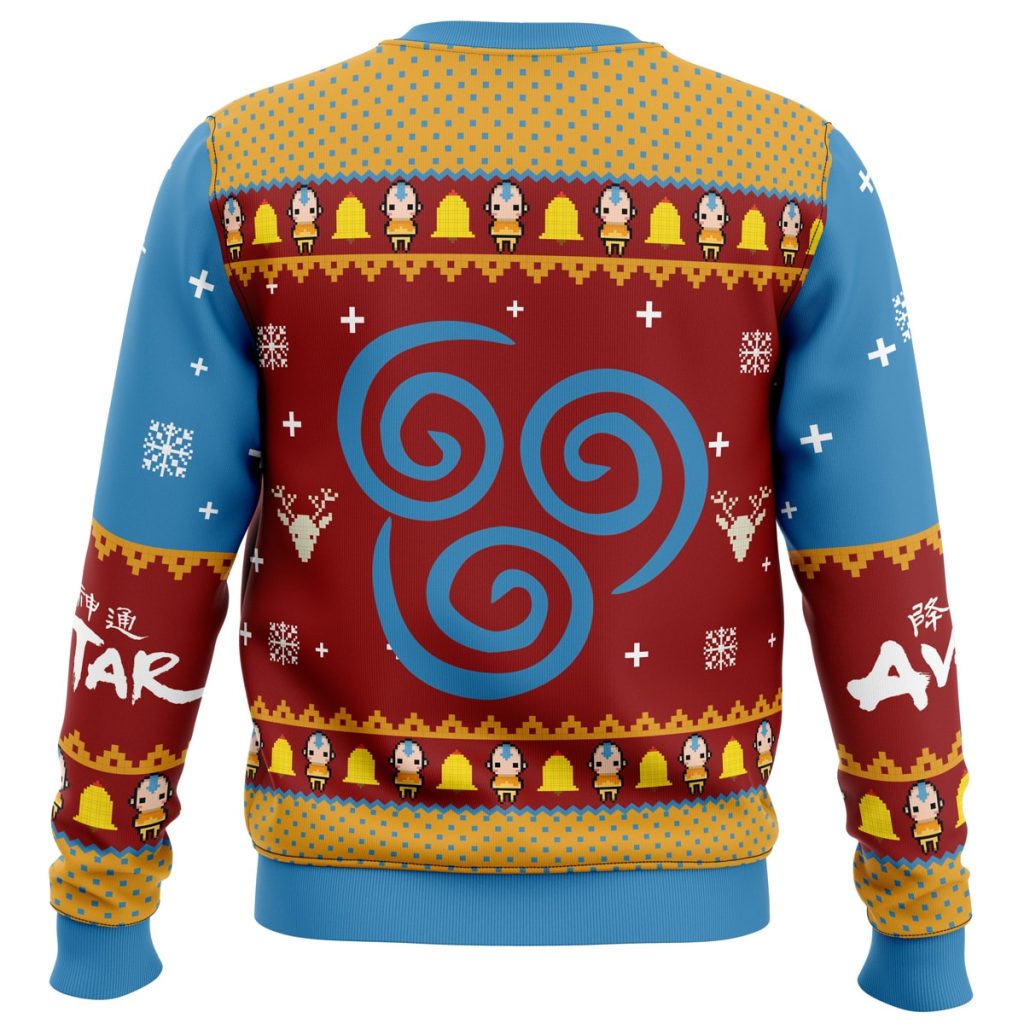 Airbenders Sweater back - Avatar: The Last Airbender Store