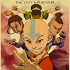 Anime The Last Airbender Avatar Series Retro Canvas Painting Poster Aesthetic HD Print Wall Art Pictures 4 - Avatar: The Last Airbender Store