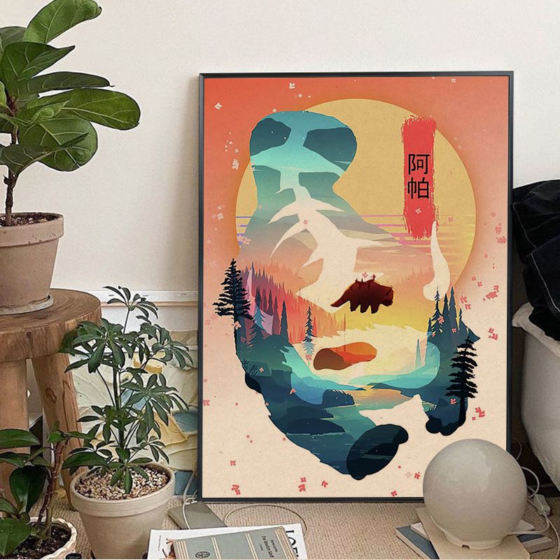 Avatar The Last Airbender Appa Classic Movie Posters Vintage Room Home Bar Cafe Decor Nordic Home 1 - Avatar: The Last Airbender Store