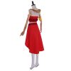 Avatar The Last Airbender Azula Cosplay Costume Sexy Wrap Bust and Skirt Accessories Ladies Halloween Azula 4 - Avatar: The Last Airbender Store