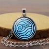 Avatar The Last Airbender Necklace for Women Jewelry Air Nomad Fire and Water Tribe Dome Glass 1 - Avatar: The Last Airbender Store