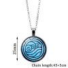 Avatar The Last Airbender Necklace for Women Jewelry Air Nomad Fire and Water Tribe Dome Glass 3 - Avatar: The Last Airbender Store