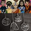 Avatar The Last Airbender Pendant Necklace Air Nomad Fire and Water Tribe Vintage Link Chain Necklaces - Avatar: The Last Airbender Store