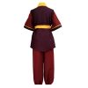 Avatar The Last Airbender Prince Zuko Cosplay Costume Anime Red Costume Black Wig Man Women Adult 3 - Avatar: The Last Airbender Store