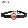 Hot Summer Avatar The Last Airbender Glass Dome Leather Choker Necklace Kingdom Necklace 3 - Avatar: The Last Airbender Store