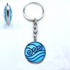 New Avatar The Last Airbender Keychain Kingdom Jewelry Air Nomad Fire And Water Tribe Pendant Double 2 - Avatar: The Last Airbender Store