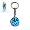 New Avatar The Last Airbender Keychain Kingdom Jewelry Air Nomad Fire And Water Tribe Pendant Double 3 - Avatar: The Last Airbender Store