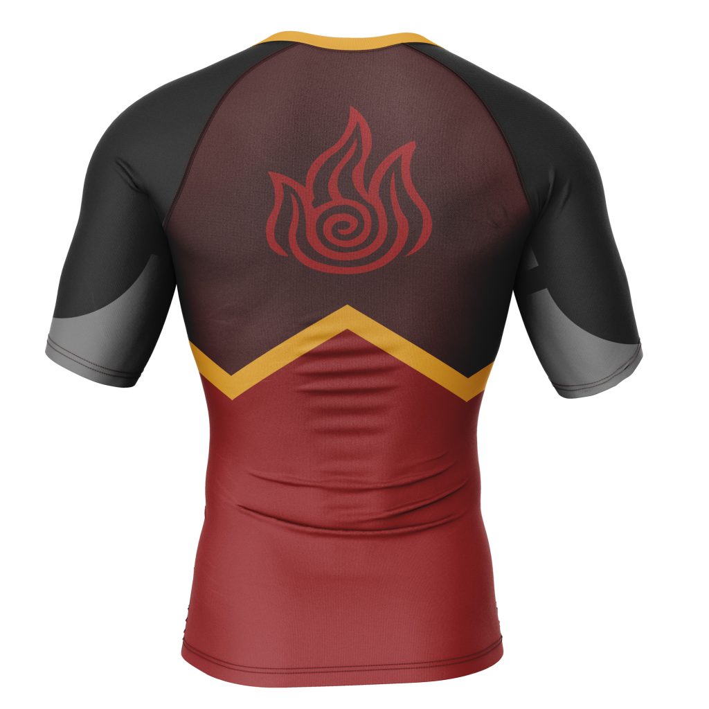 Short Sleeve Rash Guard back 60 - Avatar: The Last Airbender Store