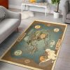 The Last Airbender Map Anime Area Rug Carpet 4900325 - Avatar: The Last Airbender Store