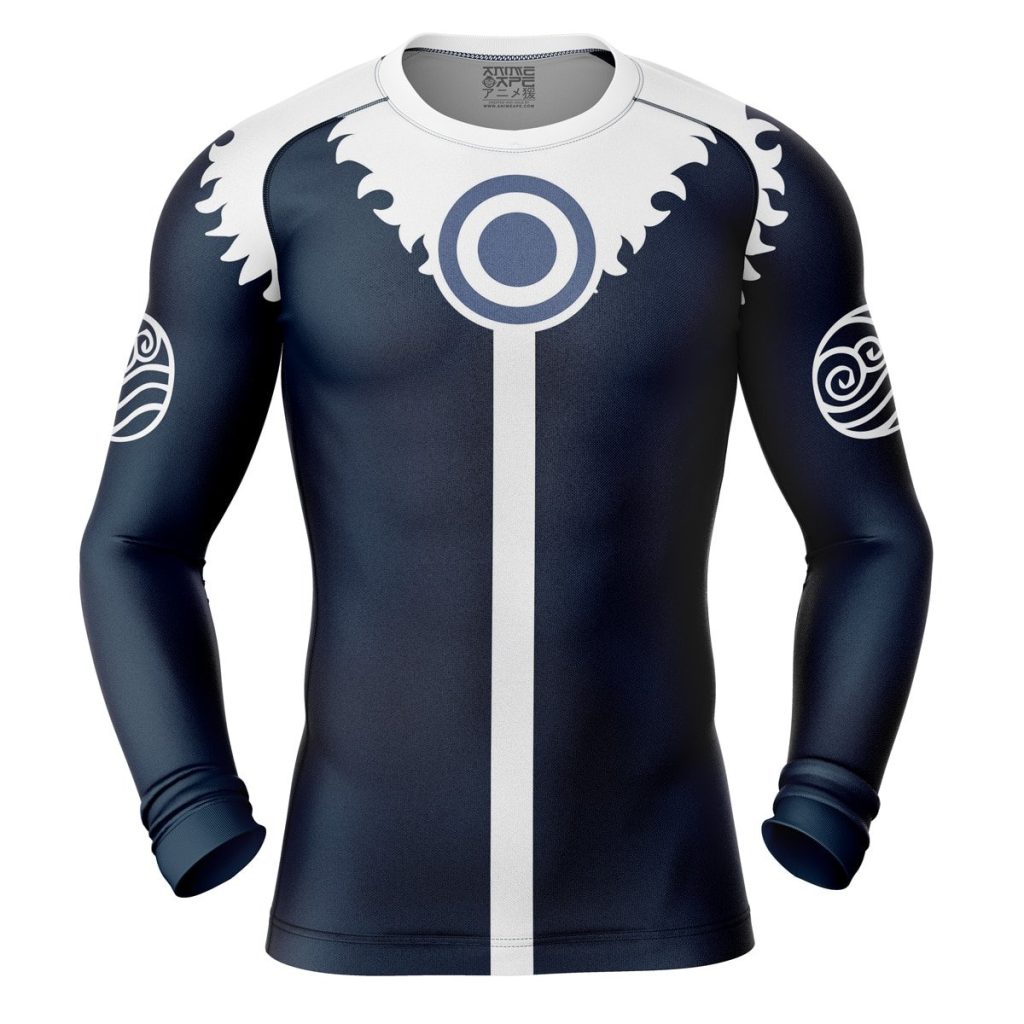 Waterbender Compression Shirt Rash Guard front - Avatar: The Last Airbender Store