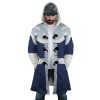 White Lotus Avatar AOP Hooded Cloak Coat FRONT Mockup - Avatar: The Last Airbender Store