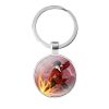 glass cabochon keychain Bag Car key chain Ring Holder Charms keychains Gifts Avatar The Last Airbender 1 - Avatar: The Last Airbender Store