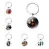 glass cabochon keychain Bag Car key chain Ring Holder Charms keychains Gifts Avatar The Last Airbender - Avatar: The Last Airbender Store