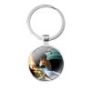 glass cabochon keychain Bag Car key chain Ring Holder Charms keychains Gifts Avatar The Last Airbender 3 - Avatar: The Last Airbender Store