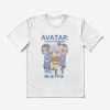 Avatar: The Last Airbender Cute Chibi Distressed Group Shot T-Shirt Official Avatar: The Last Airbender Merch