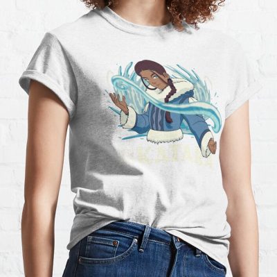 Avatar: The Last Airbender Waterbender Katara Color Portrait T-Shirt Official Avatar: The Last Airbender Merch