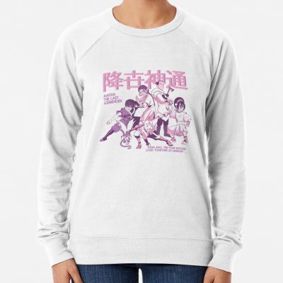 Avatar: The Last Airbender Pastel Kanji Group Shot Sweatshirt Official Avatar: The Last Airbender Merch