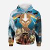 Avatar Aang Anime Zip Up Hoodie Men Clothing 3D Manga The Last Airbender Print Hoodies Women 14 - Avatar: The Last Airbender Store