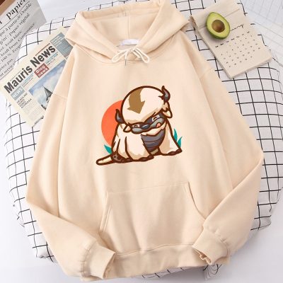 Avatar The Last Airbender Anime Hoodie Men Women Appa Funny Printed Harajuku Cartoon Kawaii Fashion Long - Avatar: The Last Airbender Store