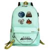 Avatar The Last Airbender Boys Girls School Bags Teenager USB Charging Chain Travel Backpack Student College - Avatar: The Last Airbender Store