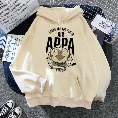 Avatar The Last Airbender Hoodies Men Appa Yip Harajuku Print Casual Sweatshirts Unisex Fashion Long Sleeve 1 - Avatar: The Last Airbender Store