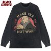 Avatar The Last Airbender Men T Shirt Iroh Make Tea Not War Tees Short Sleeve Round 3 - Avatar: The Last Airbender Store