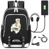 Avatar The Last Airbender canvas Backpack USB Charging school bag Tardis music mochila shoulder bag travel - Avatar: The Last Airbender Store