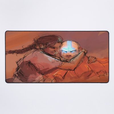 Aang And Katara: The Desert Mouse Pad Official Cow Anime Merch