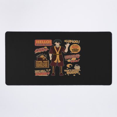 Hello, Zuko Here! Funny Mouse Pad Official Cow Anime Merch