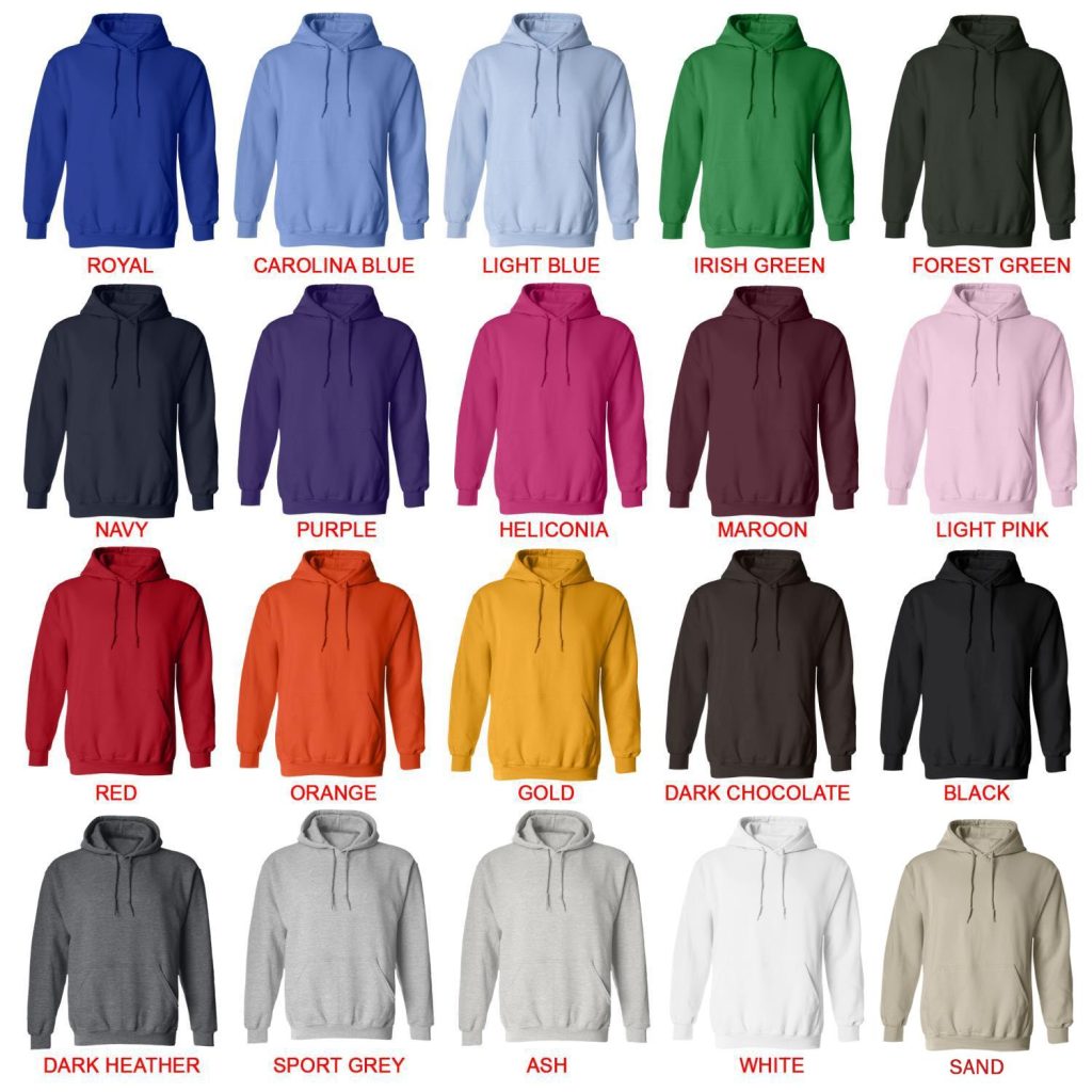 hoodie color chart - Avatar: The Last Airbender Store