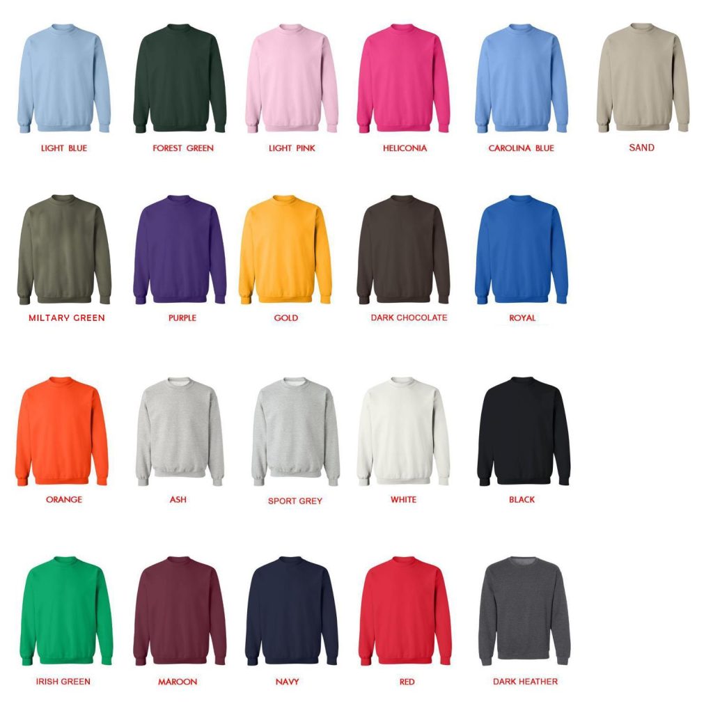 sweatshirt color chart - Avatar: The Last Airbender Store